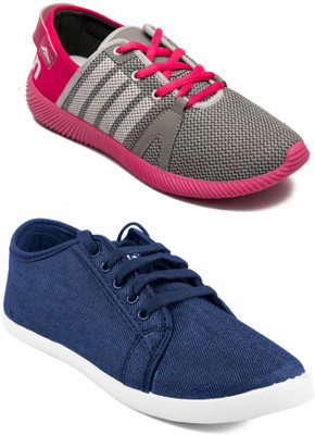 

Asian women's casual shoes combo pack of 2 Casuals For Women(Multicolor
