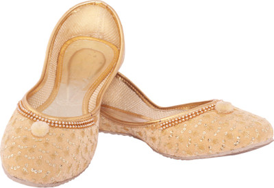 

tryfeet Women's Cream Bellies Jutis For Women(Natural