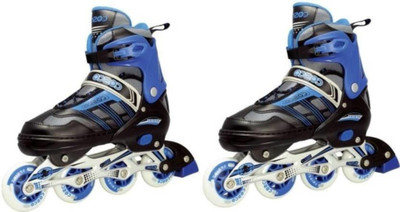

Cosco SPRINT In-line Skates - Size 6.5-8 UK(Multicolor), Blue