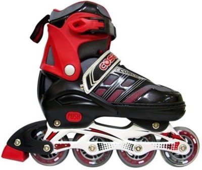 

Cosco Sprint in-line In-line Skates - Size 2-5 UK(Multicolor), Red