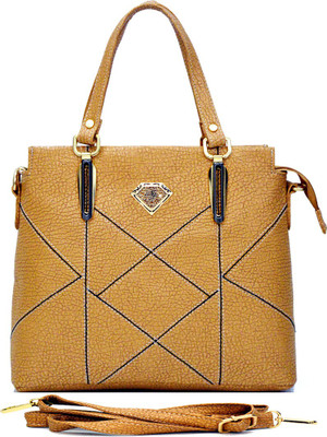 

AGINOS Hand-held Bag(Beige)