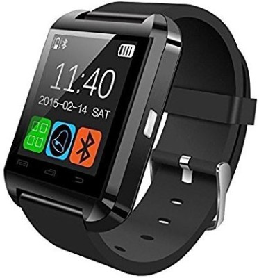 

MOBILE FIT U8 Black Smart Notification Watch Bluetooth Watch IOS & Android Connect Smartwatch - Black BLACK Smartwatch(Black Strap FREE SIZE)