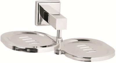 

HARMONUS DOUBLE SOAP DISH,HI-488(Silver)