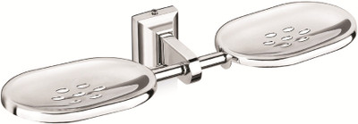 

HARMONUS DOUBLE SOAP DISH,HI-108(Silver)