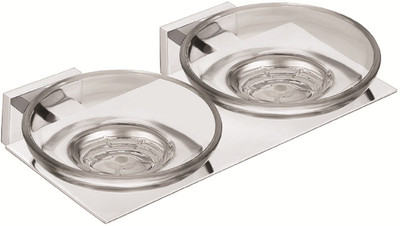 

HARMONUS DOUBLE SOAP DISH,HI-268(Silver)