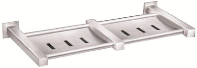 

HARMONUS DOUBLE SOAP DISH,HI-568(Silver)