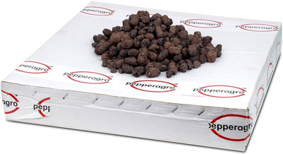

Pepper Agro Hydroton hydroponic / Aquaponic Leca balls clay Aggregate pebbles 15 to 30 mm (50 Litres) Soil Manure(50 L Granules)