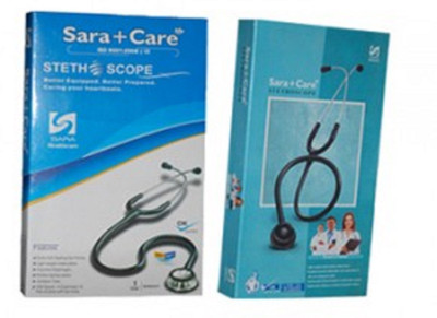 

SARA 125412 Stethoscope for Doctors can be used on both sides of the chestpiece. So, in case you are not able to hear the acoustic sound it might be due to the chest piece turned to the other side. Please twist the chest piece and try to listen to sound a