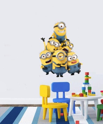 Decor Villa 45 cm Wall Sticker (Minion,Surface Covering Area -58 x 45 cm) Removable Sticker(Pack of 1)