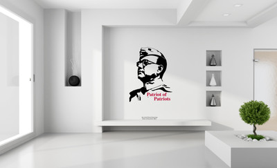 peacockirde 60 cm Netaji Subash Chandra Bose Self Adhesive Sticker(Pack of 1)