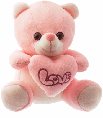 

Dimpy Stuff Dimpy Bear W/Heart Pink - 17 cm(Pink)