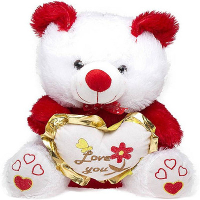 

Fashion Knockout T.Ambroidery Red Teddy (Valentine Gifts) - 40 cm(Multicolor)
