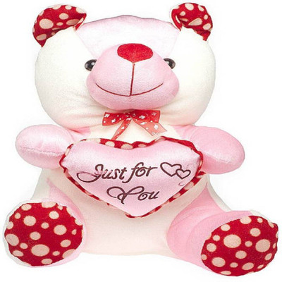 

Fashion Knockout Just For U Teddy_34 (Valentine Gifts) - 34 cm(Multicolor)