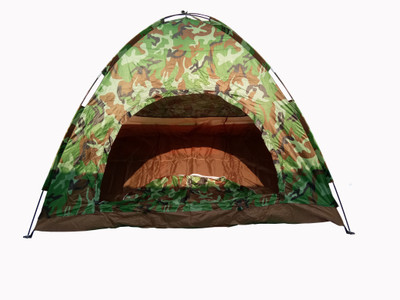 

GALLAXY CAMPING TENT ARMY 12 Tent - For 12(Silver), Brown;green