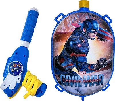 

Darling Toys Holi Pressure Water Gun Pichkari Backpack Tank | 1.5 Litre(Multicolor)