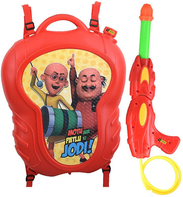 

Zest 4 Toyz Pressure Water Gun Pichkari with Tank, Holi 15 Litre - Motu Patlu Jumbo Tank(Multicolor)