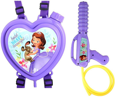 

Zest 4 Toyz Pressure Water Gun Pichkari with Tank, Holi 1.25 Litre - Sofia Small Heart(Multicolor)