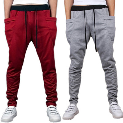 Hothanger Solid Men Red, Grey Track Pants