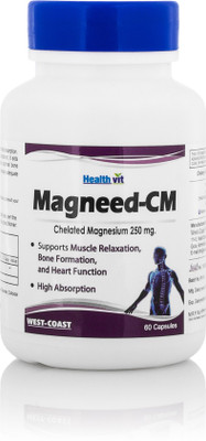 

HealthVit Magneed-CM 250 Mg 60 Capsules(60 No)