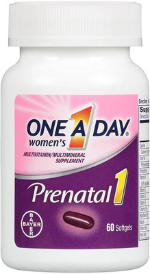 

One A Day Women's Prenatal 60 DHA/EPA Liquid Gels/60 Multivitamin Tablets(60 No)