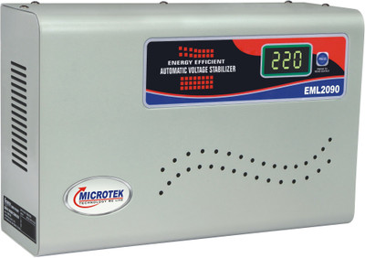 

Microtek EML2090 Voltage Stabilizer For Mainline (6 Amps) (100V ~ 290V) Mainline Stabilizer(Grey)