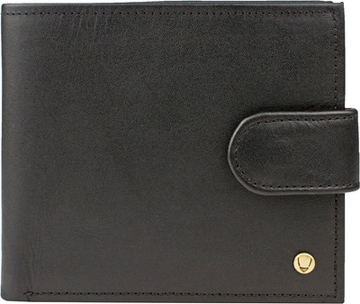 

Hidesign Men Black Genuine Leather Wallet(12 Card Slots)