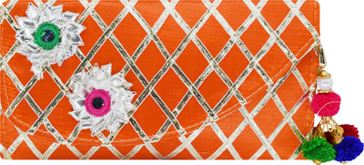 

Bagaholics Girls Orange Artificial Leather Wallet