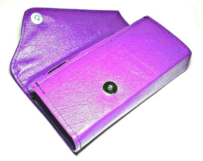 

Bidgap Women Purple Canvas Wallet(4 Card Slots), Blue