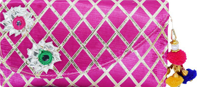 

Bagaholics Girls Ethnic Pink Artificial Leather Wallet(1 Card Slot)