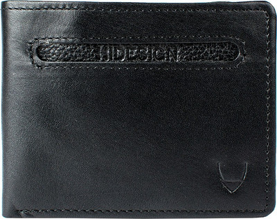 

Hidesign Men Black Genuine Leather Wallet(4 Card Slots)
