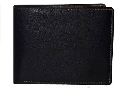 

Royal Men Black Genuine Leather Wallet(2 Card Slots)