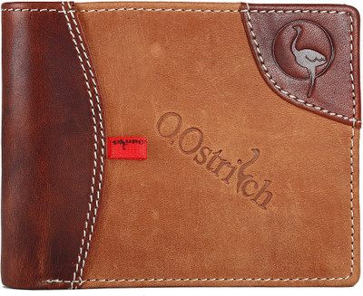 

SHEES Men Brown Genuine Leather Money Clip(3 Card Slots)