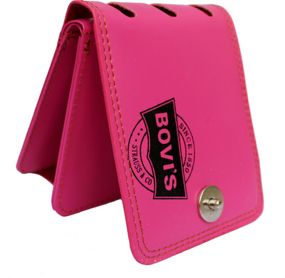 

Bovi Girls Pink Artificial Leather Wallet(15 Card Slots)