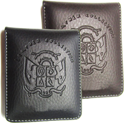 

Poland Boys Multicolor Artificial Leather Wallet(4 Card Slots), Black & brown