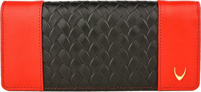 

Hidesign Women Casual Black, Red Genuine Leather Wallet(4 Card Slots)