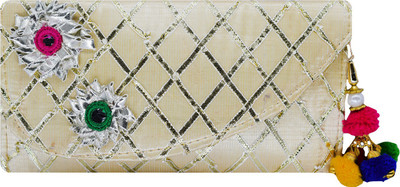 

Bagaholics Girls Gold Artificial Leather Wallet