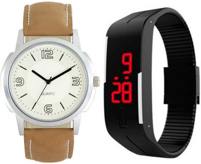 

Piu collection L_00016 Stylist Digital Hand Band Watch Watch - For Boys