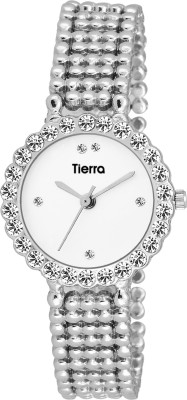 Tierra NTGR014WHITE Desire Series Analog Watch  - For Women   Watches  (Tierra)