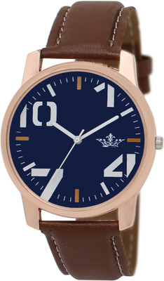 

AD Global New Fancy Collection With Super Quality Brown Leather Strap Men's Analog Watch - For Boys