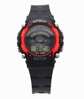 

Eiffel Time 7 light red stylish Watch - For Boys
