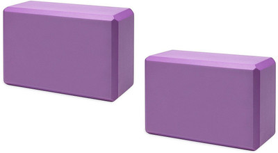 

Strauss Fitness Yoga Blocks(Purple Pack of 2)