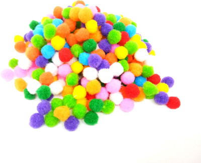 

Aadya Crafts S Multi Color Pom Pom 1 cm