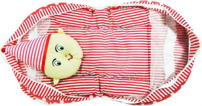 

Kidoyzz Mosquito Protector Comfy Baby Sleeping Mosquito Net Bed KDMBBNL2045 Portable Crib(Fabric, Multicolor)