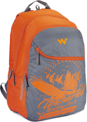 wildcraft orange backpack