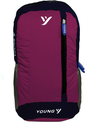 

Young Ultra Counter Light Weight Hiking Camping Day-Trip Cycling School Travel Gift Backpack - Medium 20 L Water Resistant 20 L Backpack(Purple)