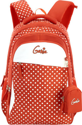 

Genie CLASSIC18SBORN 30 L Backpack(Red, White), Multicolor