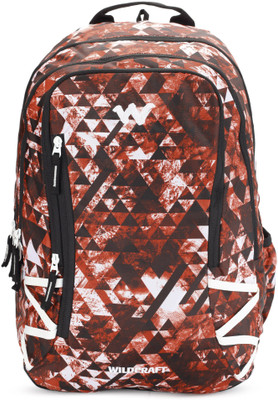 

Wildcraft WC 5 Geo Camo 42 L Backpack(Red, Brown)