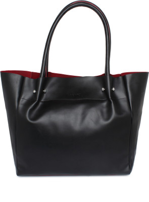

Kanvas Katha Fashion PU tote Shoulder Bag(Black, 5 inch)