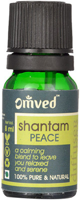 

Omved Shantam Undiluted Blended Essential Oils of Clary Sage, Lavender, Neroli & Vetiver Diffuser Oil(8 ml)