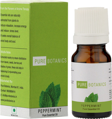 

Pure Botanics 100% Natural & Therapeutic Grade Peppermint Essential Oil(10 ml)